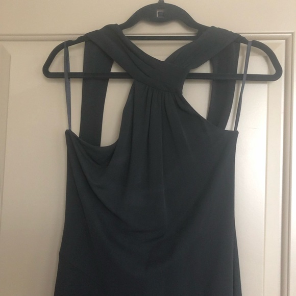 BCBG Maxazria Black Asymmetrical Dress - Picture 8 of 11